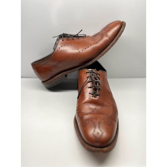 Allen Edmonds Fairfax Walnut Whole Cut Brogue Oxford Dress Shoes Size 8D main image 8